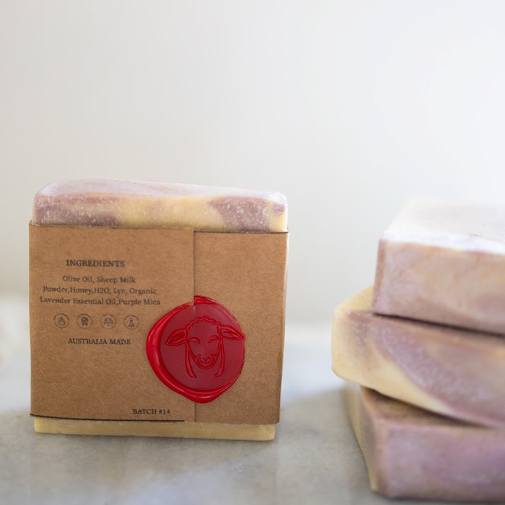 Sheep Soap Blooming Lavender
