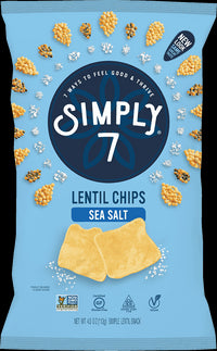 Simply 7 Sea Salt Lentil Chips | Mr Vitamins