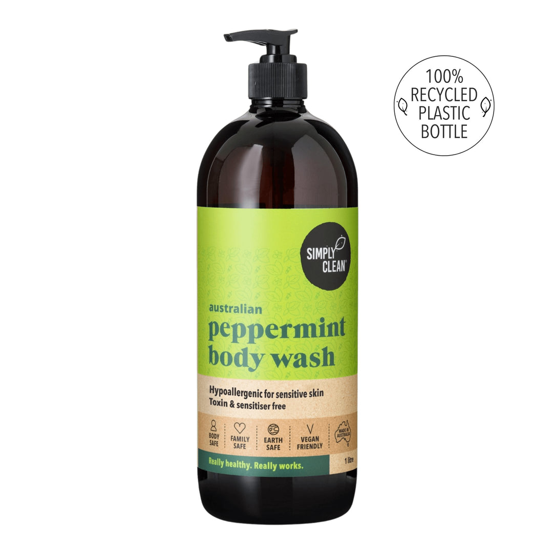 Simply Clean Body Wash Peppermint | Mr Vitamins