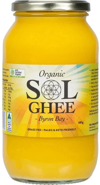 Sol Organic Grass Fed Ghee | Mr Vitamins