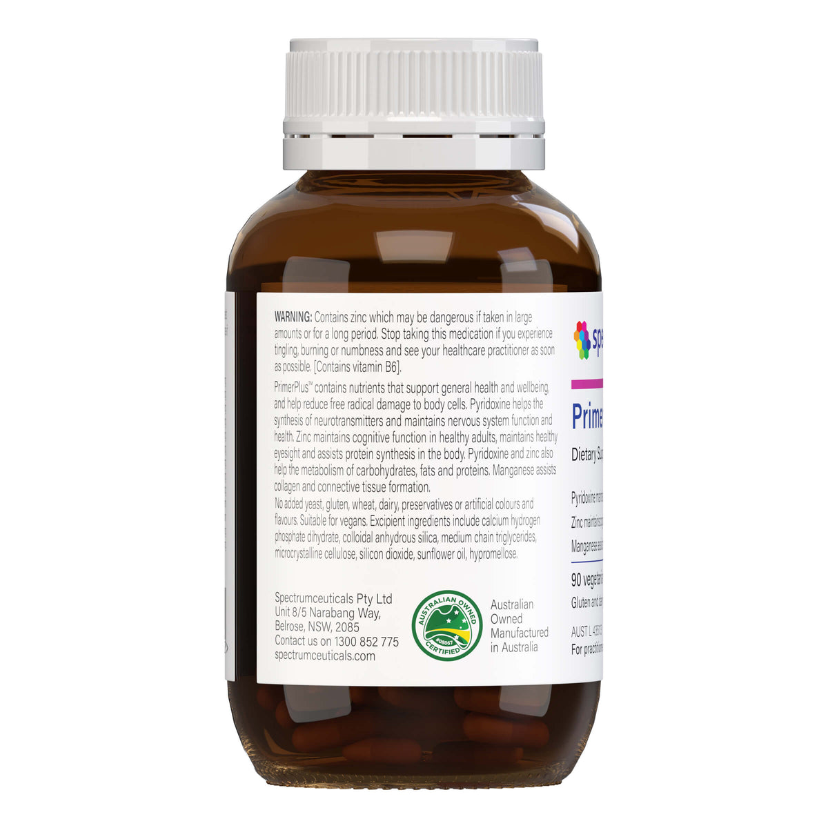 SpectrumCeuticals PrimerPlus Magnezinc P5P