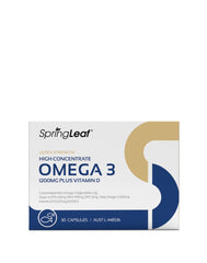 Spring Leaf Ultra-Strength High Concentrate Omega 3 1200mg Plus Vitamin D