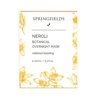 Springfields Neroli Botanical Overnight Mask | Mr Vitamins