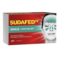 Sudafed PE Sinus & Pain