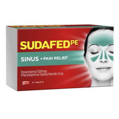 Sudafed PE Sinus & Pain
