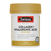 Swisse Beauty Collagen + Hyaluronic Acid Booster 80 Tablets | Mr Vitamins