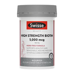 Swisse Beauty High Strength Biotin 5000meg 100 Tablets