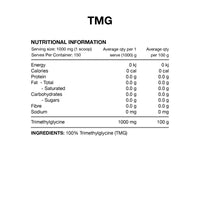 Switch Nutrition 100% Pure TMG Trimethylglycine Powder | Mr Vitamins