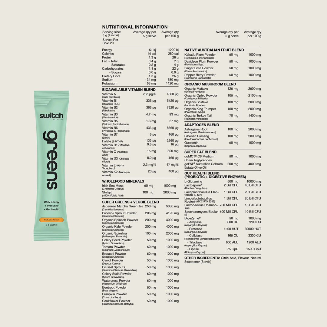 Switch Nutrition ESSENTIALS PACK