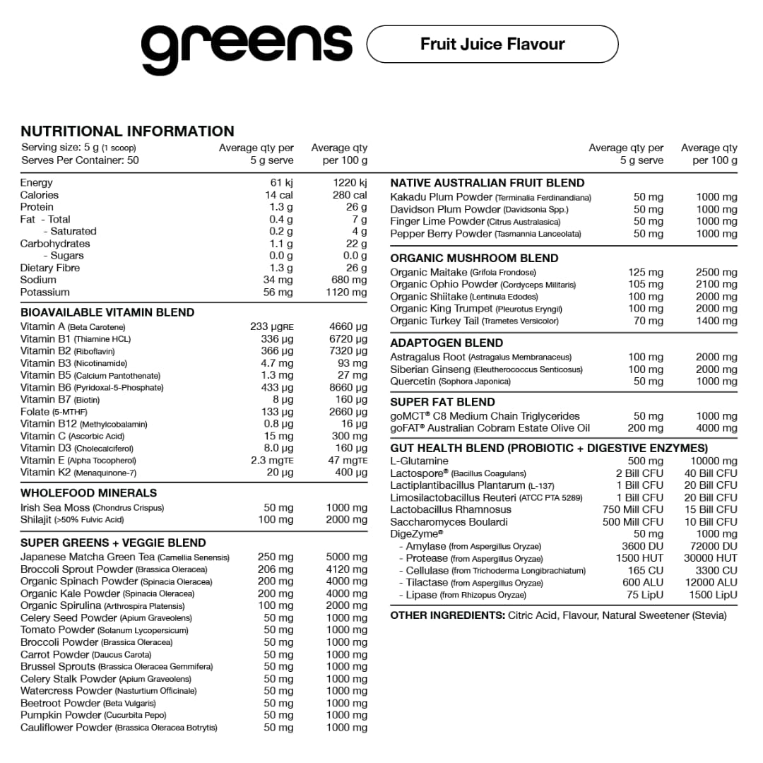 Switch Nutrition GREENS