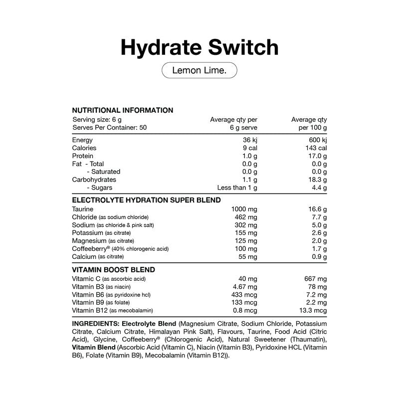 Switch Nutrition Hydrate | Mr Vitamins