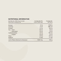 Switch Nutrition LIONS MANE POWDER | Mr Vitamins