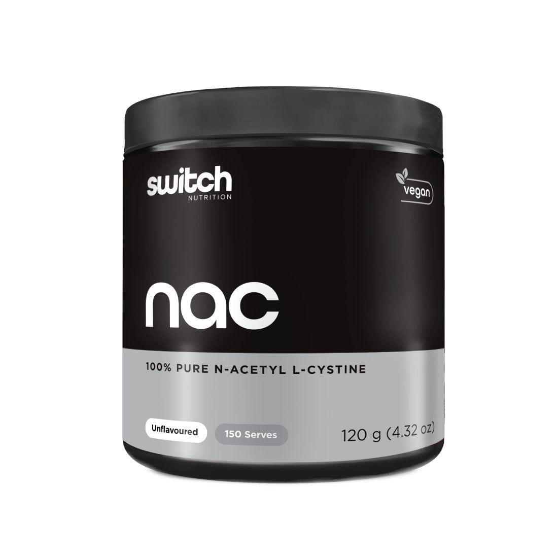 Switch Nutrition NAC: 100% Pure N-Acetyl Cysteine - 150 Serves