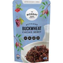 THE MONDAY FOOD CO. Activated Buckwheat Granola Cacao Berry