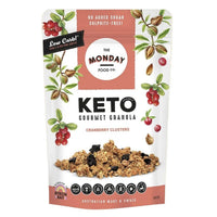 The Monday Food Co. Keto Gourmet Granola Cranberry Clusters | Mr Vitamins
