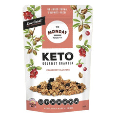 The Monday Food Co. Keto Gourmet Granola Cranberry Clusters