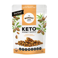 The Monday Food Co. Keto Gourmet Granola Crunchy Roast Almond & Cardamon | Mr Vitamins
