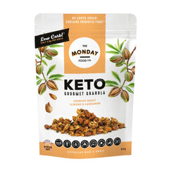 The Monday Food Co. Keto Gourmet Granola Crunchy Roast Almond & Cardamon