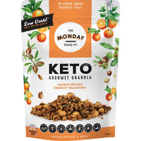 The Monday Food Co. Keto Gourmet Granola Orange Infused Crunchy Macadamia