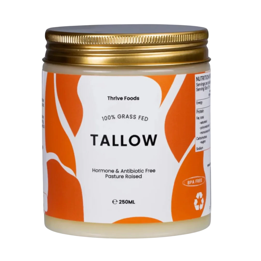 Thrive Tallow 100%l Grass Fed n Finished Beef Tallow
