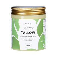 Thrive Tallow 100%l Grass Fed Tallow Garlic Rosemary n Thyme | Mr Vitamins