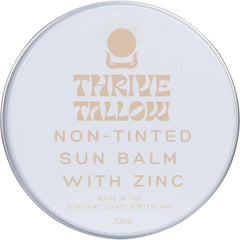 Thrive Tallow Non Tinted Sun Balm with Zinc