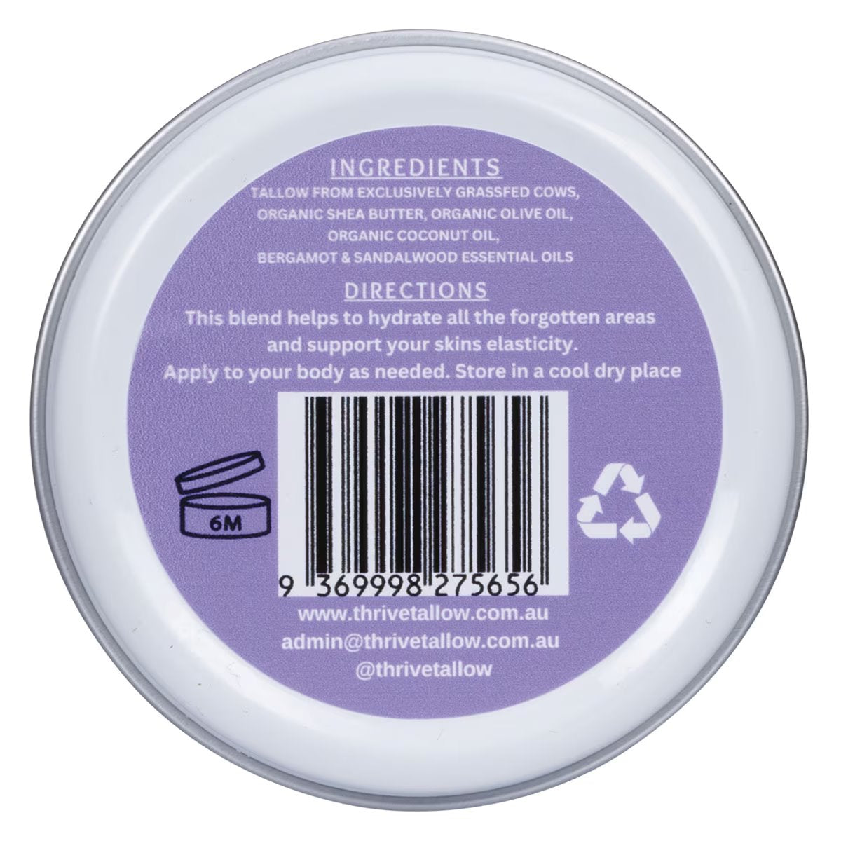 Thrive Tallow Tallow Based Body Butter
