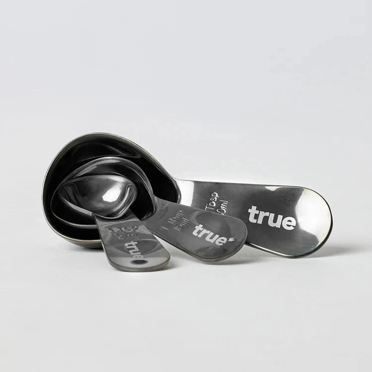 True Protein Metal Stainless steel scoop set