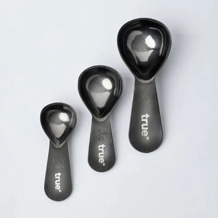 True Protein Metal Stainless steel scoop set