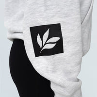 True Protein Unisex white Marle Hoodie | Mr Vitamins