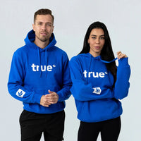 True Protein Unisex white Marle Hoodie | Mr Vitamins