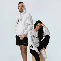 True Protein Unisex white Marle Hoodie | Mr Vitamins