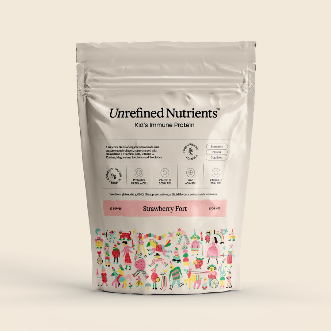 UNREFINED NUTRIENTS Kids Immune Protein Fort | Mr Vitamins