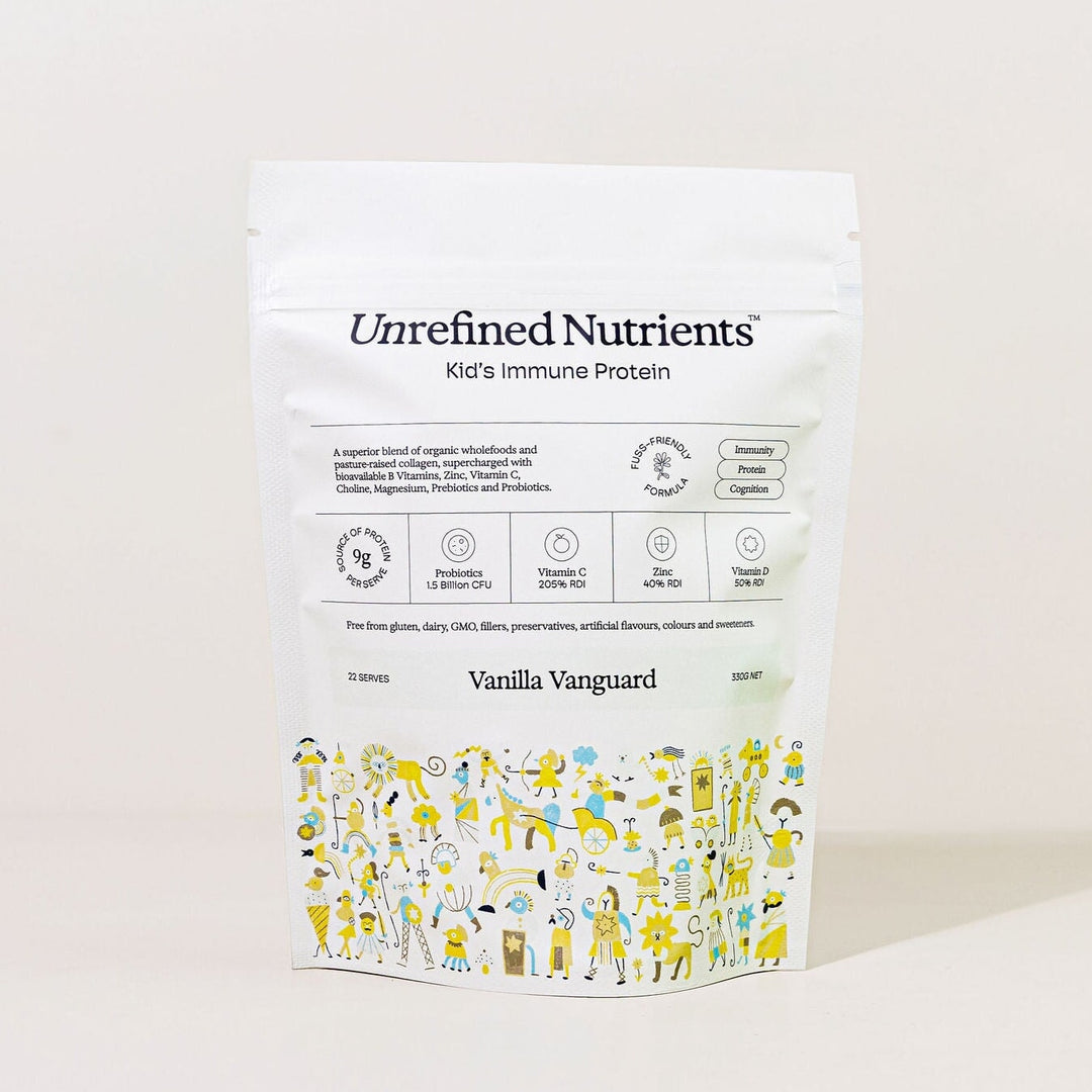 UNREFINED NUTRIENTS Kids Immune Protein Vanguard | Mr Vitamins