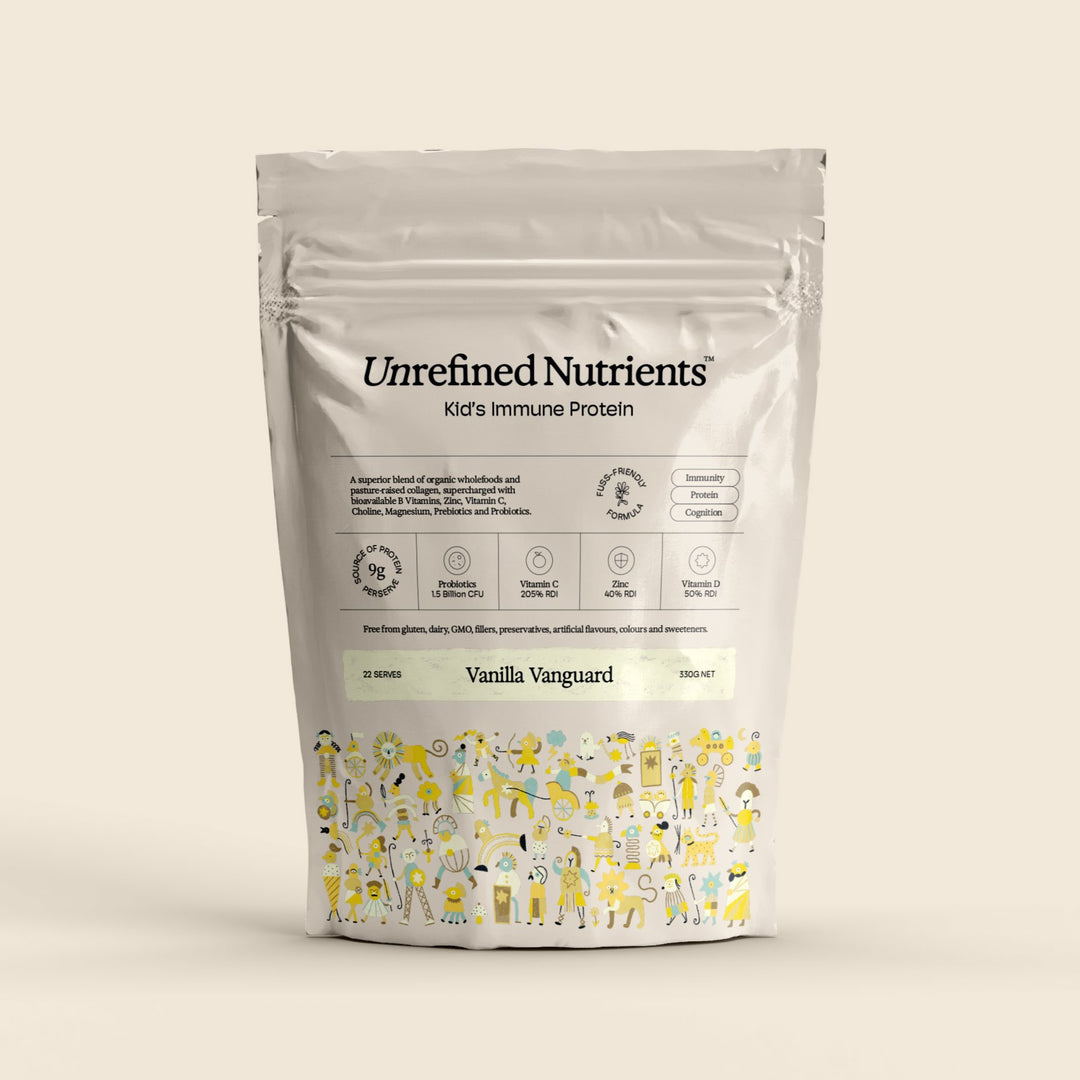 UNREFINED NUTRIENTS Kids Immune Protein Vanguard | Mr Vitamins