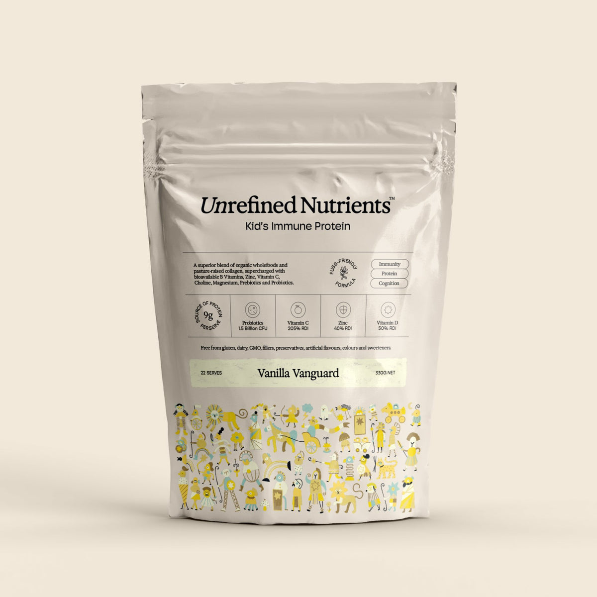 UNREFINED NUTRIENTS Kids Immune Protein Vanguard | Mr Vitamins