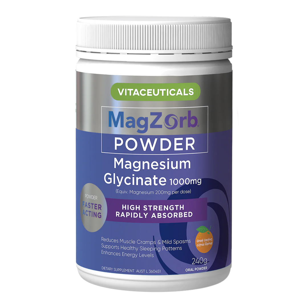 Vitaceuticals Magzorb Magnesium Glycinate 240g Powder