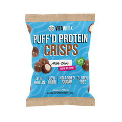 VITAWERX Puff'd Protein Crisps Milk Choc