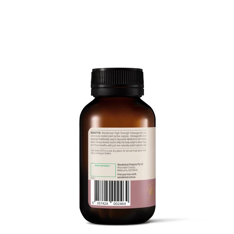 Wanderlust Ashwagandha High Strength 60 Capsules