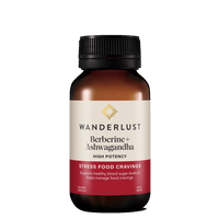Wanderlust Berberine + Ashwagandha 120 Capsules | Mr Vitamins