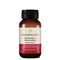 Wanderlust Berberine + Resveratrol 120 Capsules | Mr Vitamins