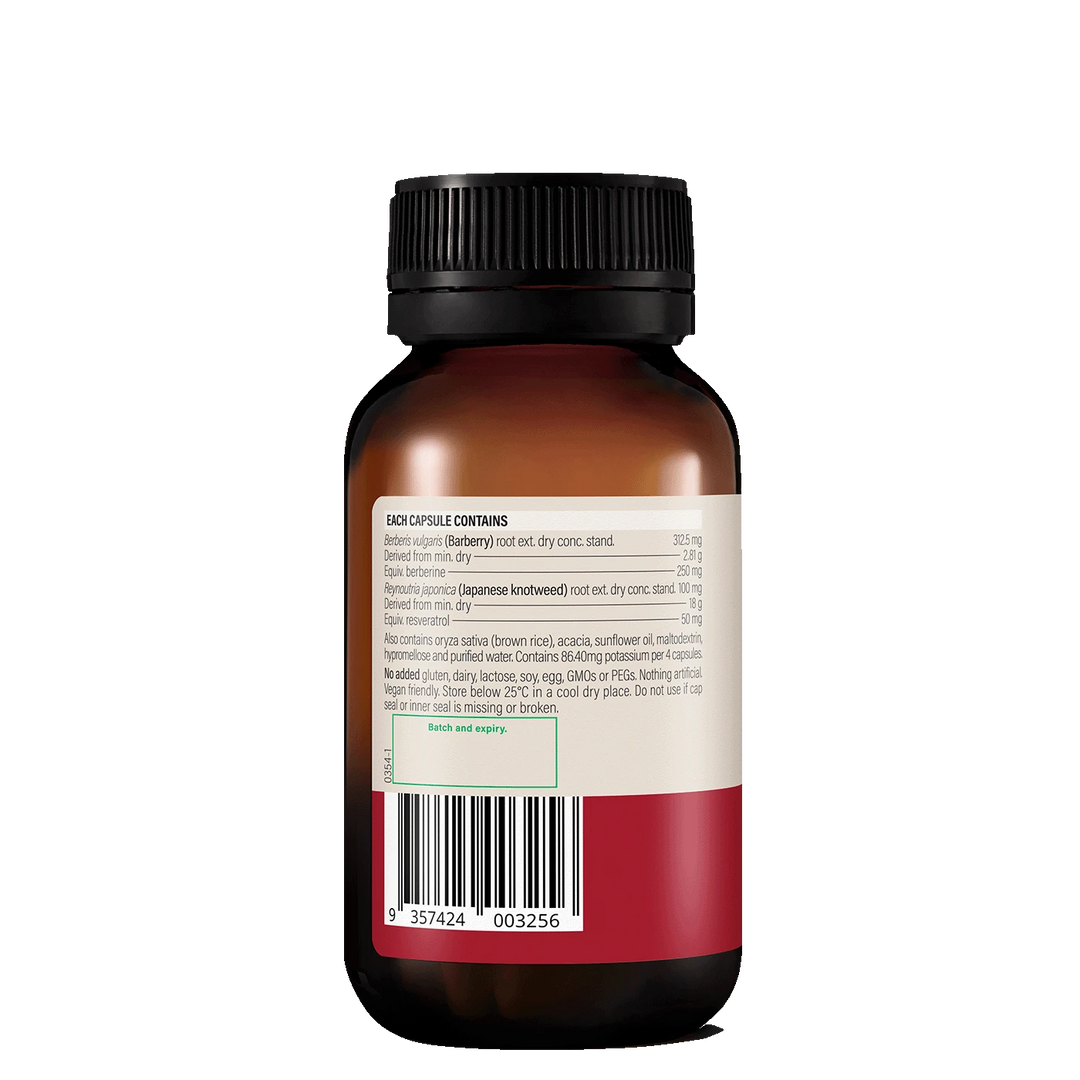 Wanderlust Berberine + Resveratrol 120 Capsules