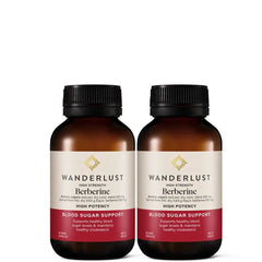 Wanderlust High Strength Berberine 60 caps Twin Pack