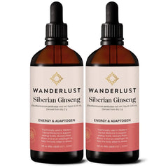 Wanderlust Siberian Ginseng Drops 140ml Twin Pack