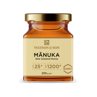 Watson & Son UMF 25+/MGO 1200+ 250g Manuka Honey Glass | Mr Vitamins