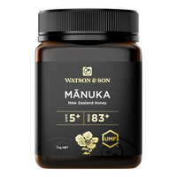 Watson & Son UMF 5+ MGO 83+ 1kg Manuka Honey | Mr Vitamins