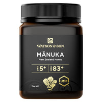 Watson & Son UMF 5+ MGO 83+ 1kg Manuka Honey | Mr Vitamins