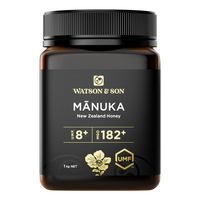 Watson & Son UMF 8+/MGO 182+ 1kg Manuka Honey | Mr Vitamins