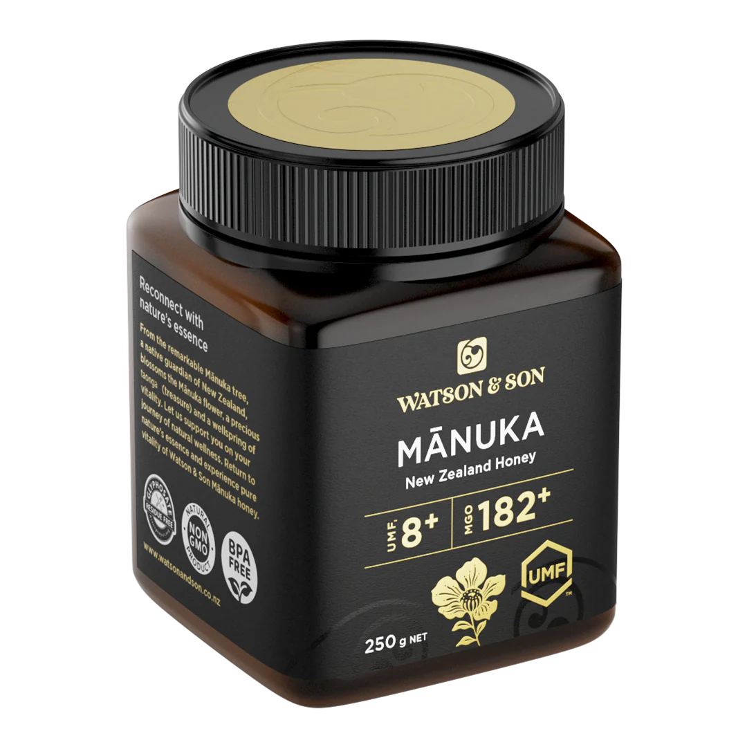 Watson & Son UMF 8+/MGO 182+ 250g Manuka Honey