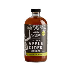 WILD MOTHER ORGANIC AUSTRALIAN APPLE CIDER VINEGAR MED 500ML